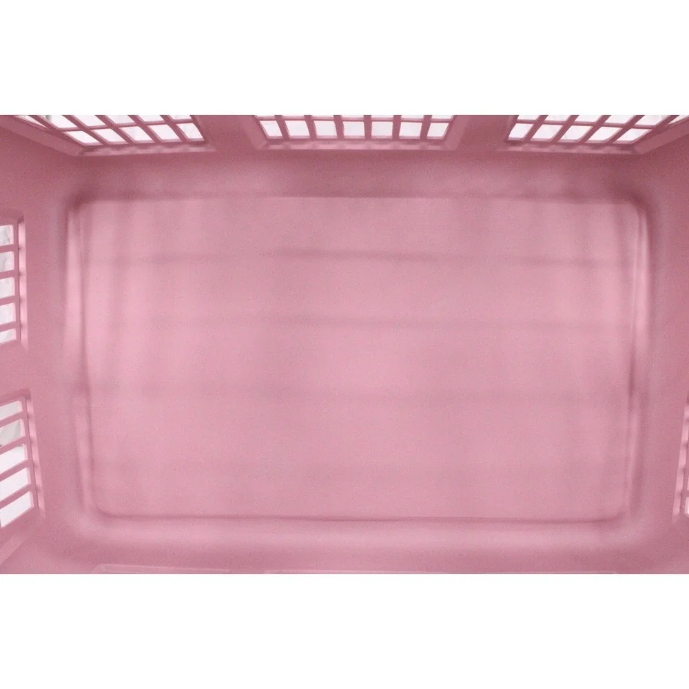 Rubbermaid Vintage Lot Of 3 Laundry Baskets 2965 2973 Blue And Pink